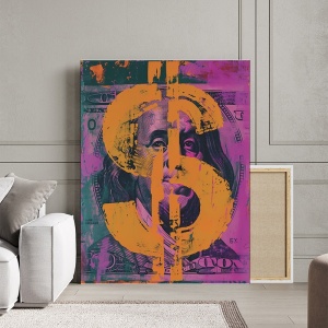 Tablou Canvas Inspirațional - The Face of the Dollar