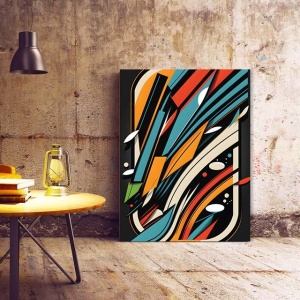 Tablou Canvas Modern Abstract - Dynamic grafitti painting