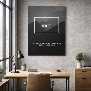 Tablou Canvas Motivational - Grit (definition)