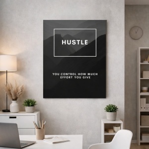 Tablou Canvas Motivational - Hustle (definition)