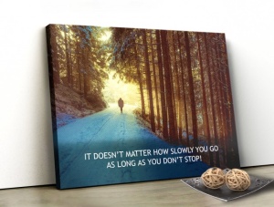 Tablou Canvas Motivational - Just Walk!