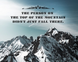 Tablou Canvas Motivational - Top Of The Mountain - Img 3