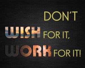 Tablou Canvas Motivational - Work For It! - Img 2