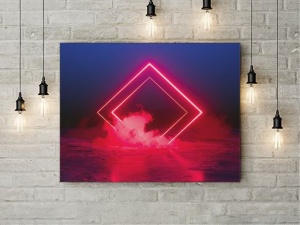 Tablou Canvas Neon Smoke - Img 3