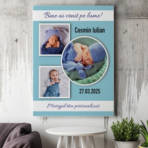 Tablou Canvas Personalizat - Bine ai venit, bebe - Img 6
