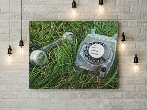 Tablou Canvas Telefon Cu Disc - Img 2