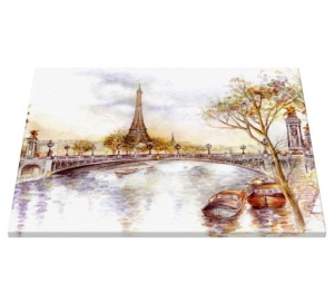 Tablou Canvas - Turnul Eiffel pictura - Img 5