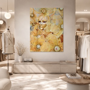 Tablou Canvas Venice Golden Lady