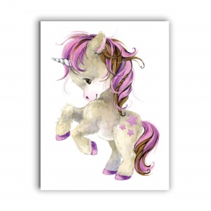 Tablou Copii - Cute Pink Pony - Img 3