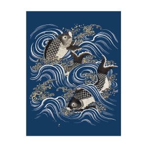 Tablou Fish (Japanese painting) - Img 3