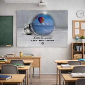 Tablou Motivational - A Mind Is Like A Parachute