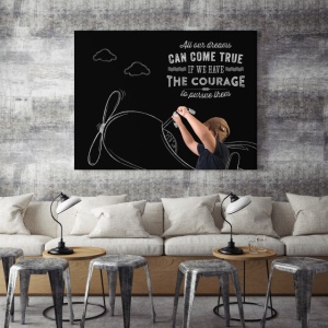 Tablou Motivational - All Dreams Can Come True If We Have The Courage - Img 4