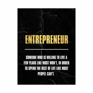 Tablou Motivational - Entrepreneur (definition) - Img 3
