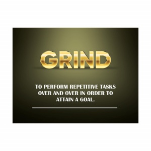 Tablou Motivational - Grind - Img 3