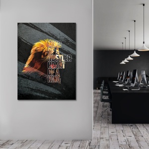 Tablou Motivational - Mind of a hustler, heart of a king - Img 3