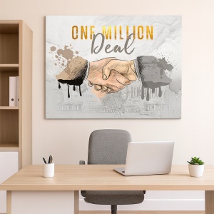 Tablou Motivational - One million dollar deal