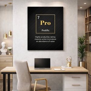Tablou Motivational - Prolific (element)
