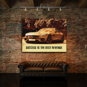 Tablou Motivational - Success Is The Best Revenge - Img 2