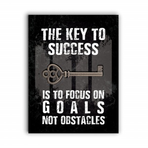 Tablou Motivational - The Key To Success (Old Grunge) - Img 4