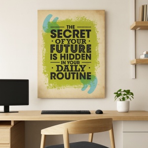 Tablou Motivational - The Secret Of Your Future