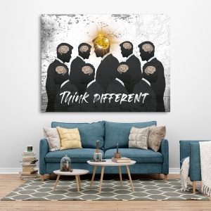 Tablou Motivational - Think different (suits) - Img 2