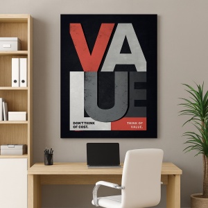 Tablou Motivational - Value