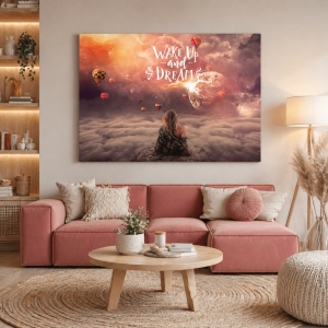 Tablou Motivational - Wake Up And Dream