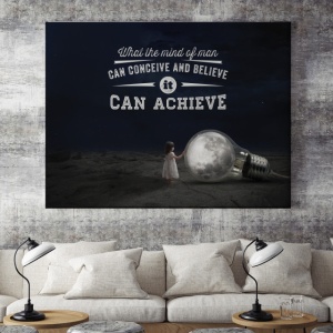Tablou Motivational - What Mind Can Achieve - Img 4