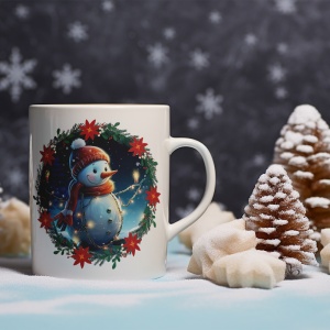 Cana De Craciun - Baby Snowman (mesaj personalizat) - Img 3