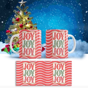 Cana De Craciun - Joy Joy Joy (ceramic) - Img 3