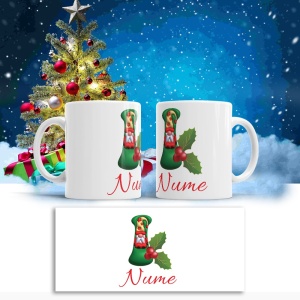 Cana De Craciun - Litere cu gnomi I (nume personalizat) - Img 2