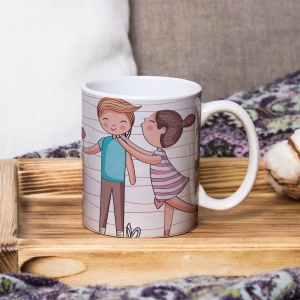 Cana Valentine's Day - Love Couple Illustration