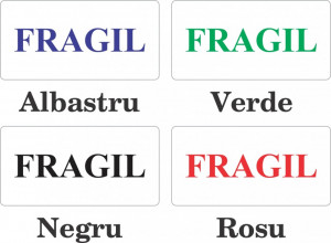 Etichete personalizate cu FRAGIL, 100 buc, PVC, rezistente la apa - Img 4