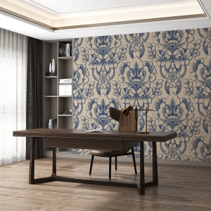 Fototapet - Victorian elegant blue pattern (FTD1000325) - Img 2