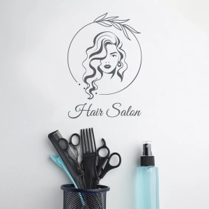 Hair Salon (circle with leaves) - Img 4