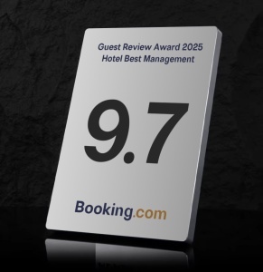 Plachetă Argintie Personalizată cu Nota Recenzie Booking