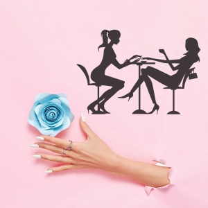 Relaxing at the nail salon - Img 3