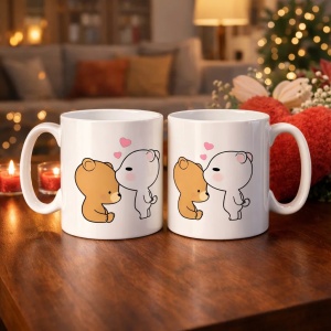 Set 2 cani personalizate Kiss Bubu si Dudu