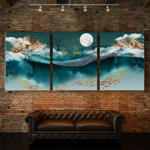 Set Tablouri Canvas - Magic Forest And River - Img 3