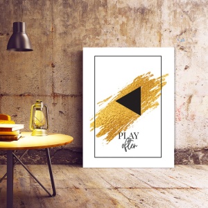 Set tablouri canvas motivationale - Play, pause, never stop - Img 5