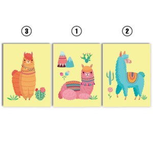 Set Tablouri Copii - Llama - Img 2