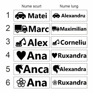 Stampila hainute copii Marky cu inconita - LIVRARE IN 7 ZILE LUCRATOARE - Img 6