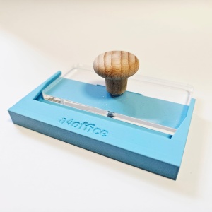 Ștampilă manuală interschimbabilă – un singur suport, multiple amprente 10x5cm (3 amprente) - Img 6