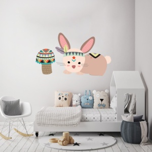 Sticker Copii - Rabbit and mushroom - Img 2