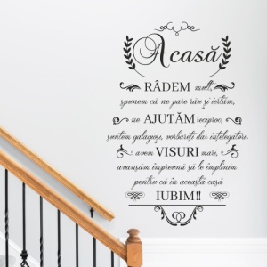 Sticker De Perete Acasa Radem Mult - Img 2