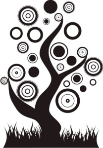 Sticker De Perete Arbore Abstract - Img 2