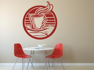 Sticker De Perete Art Caffee