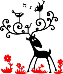Sticker De Perete Cerbul Fermecat - Img 2