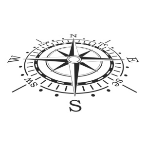 Sticker De Perete Compass Navigation - Img 4