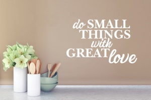 Sticker De Perete Do Small Things - Img 4